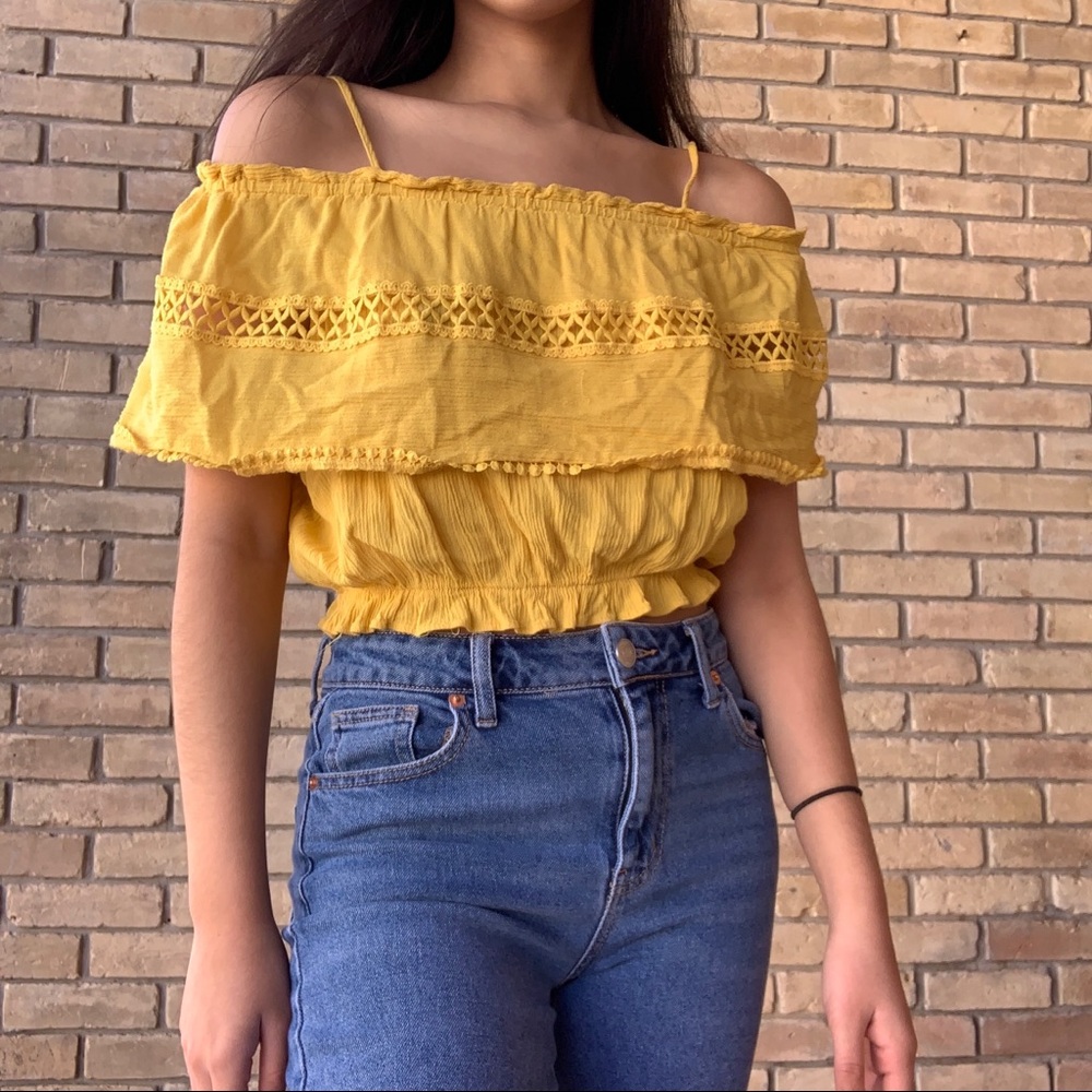 Yellow blouse